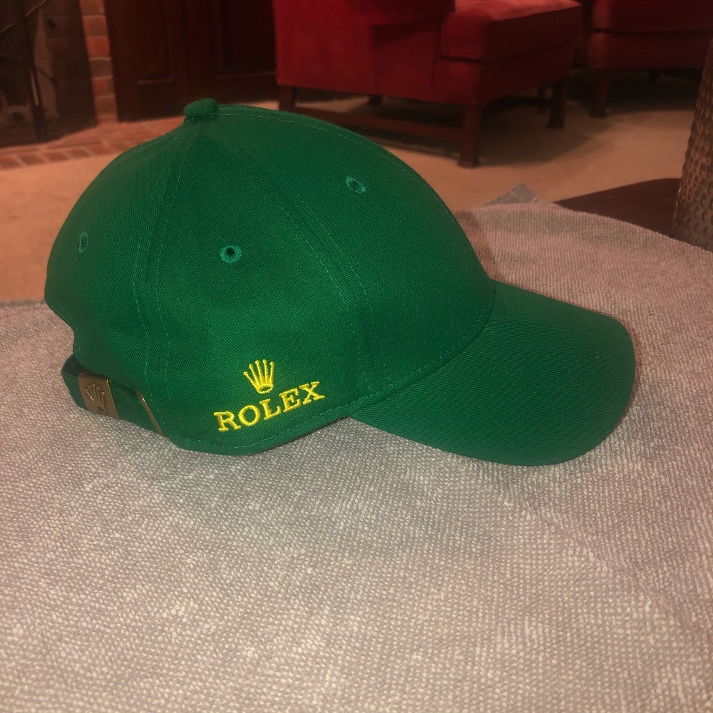 Rolex Green Cap with Yellow Logo